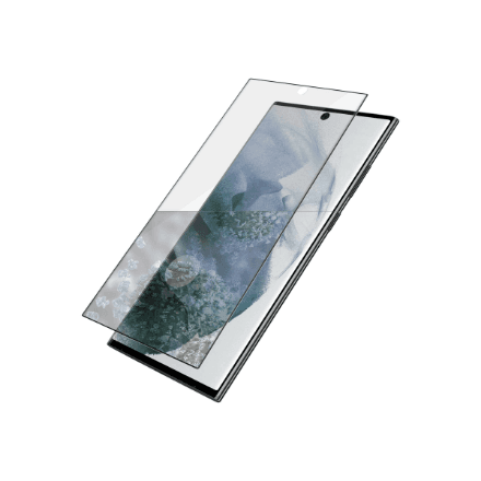 Защитное стекло для Samsung Galaxy S22 Ultra PanzerGlass, цвет чёрный