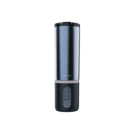 Cecotec Power Titanium Shake2Go portatiivne blender, tume teras, 180 W, 0.6 l kann