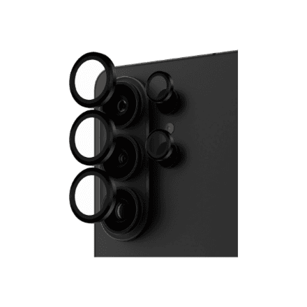 Защитное стекло на камеру Samsung Galaxy S26 Ultra PanzerGlass Hoops, цвет чёрный