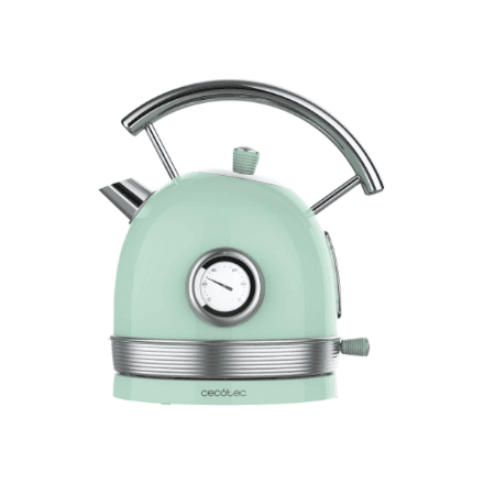 Cecotec ThermoSense 420 Vintage kettle, light green, 1.8 l, 2200 W