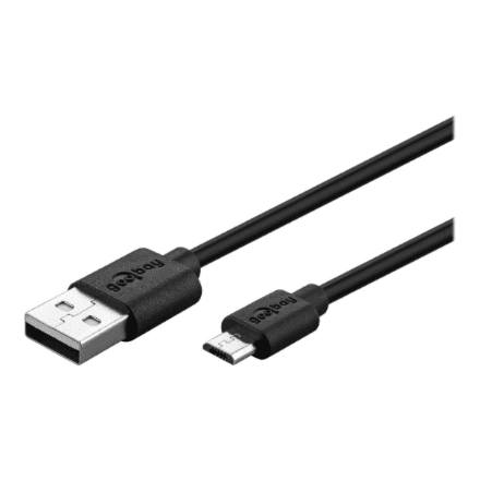 USB-A – micro-USB kaabel Goobay, 2 m, 10 W