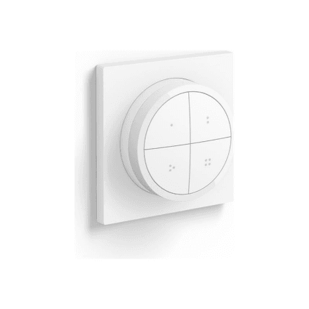 Philips Hue Tap Dial Switch, White, Wireless, HomeKit Compatible