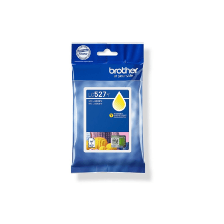 Brother LC527Y tindikassett, kollane, 900 lk