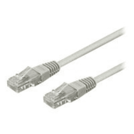 Патч-корд Goobay Cat 6 U/UTP, 3 м, серый