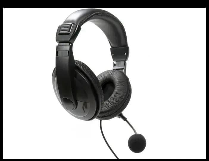 Fiesta FIS7510 Chat stereo headset with microphone, black