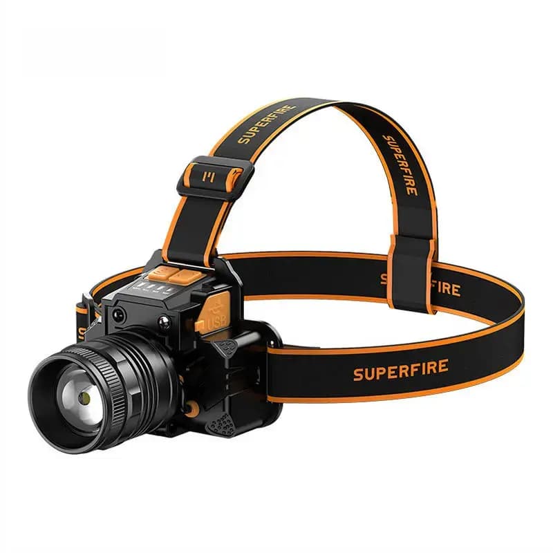 Pealamp Superfire HL58 suumiga, 350 lm, 2400 mAh