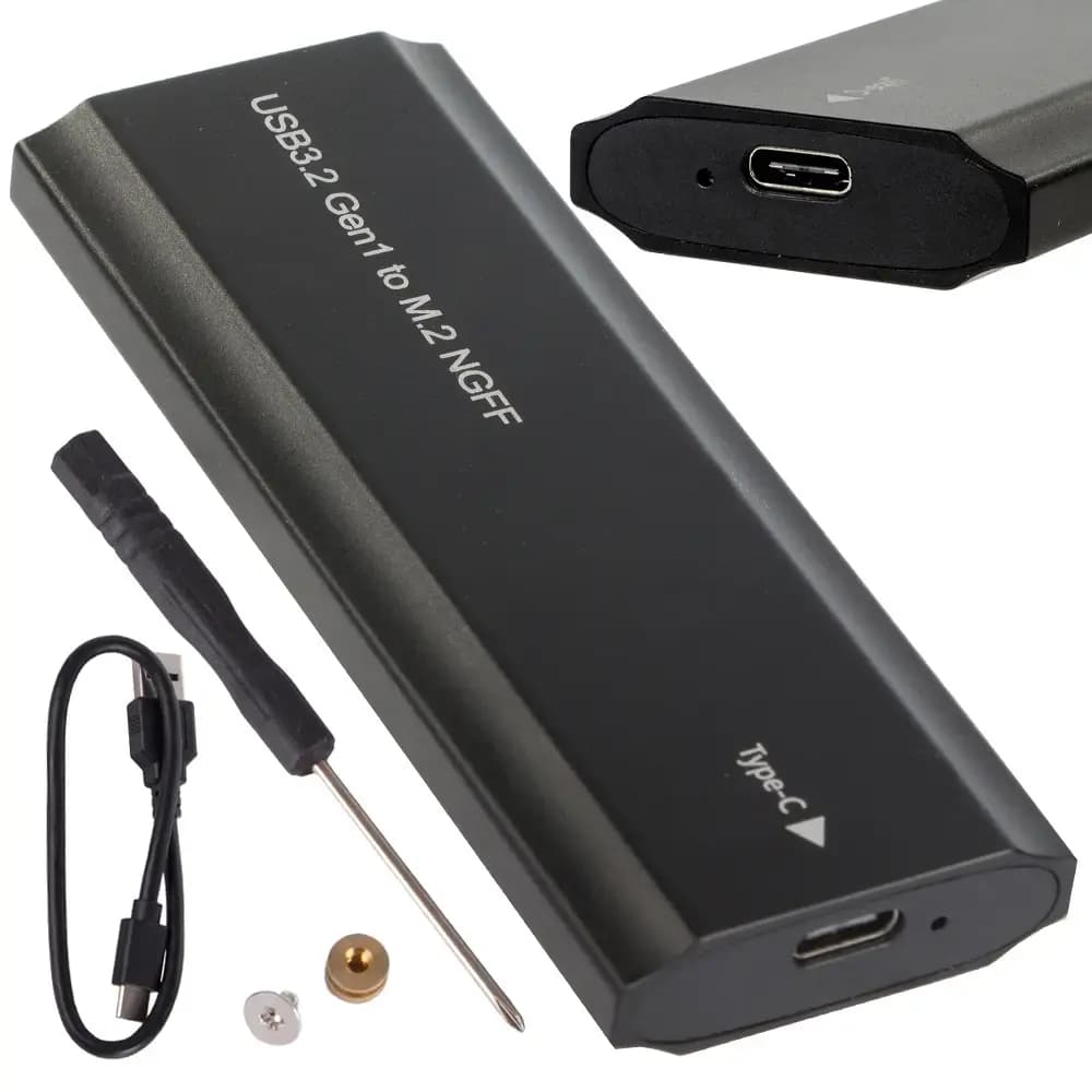 SSD-adapter Fusion M.2 – USB-C, must