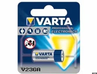 Patarei Varta V23GA Professional (8LR932), leeliseline