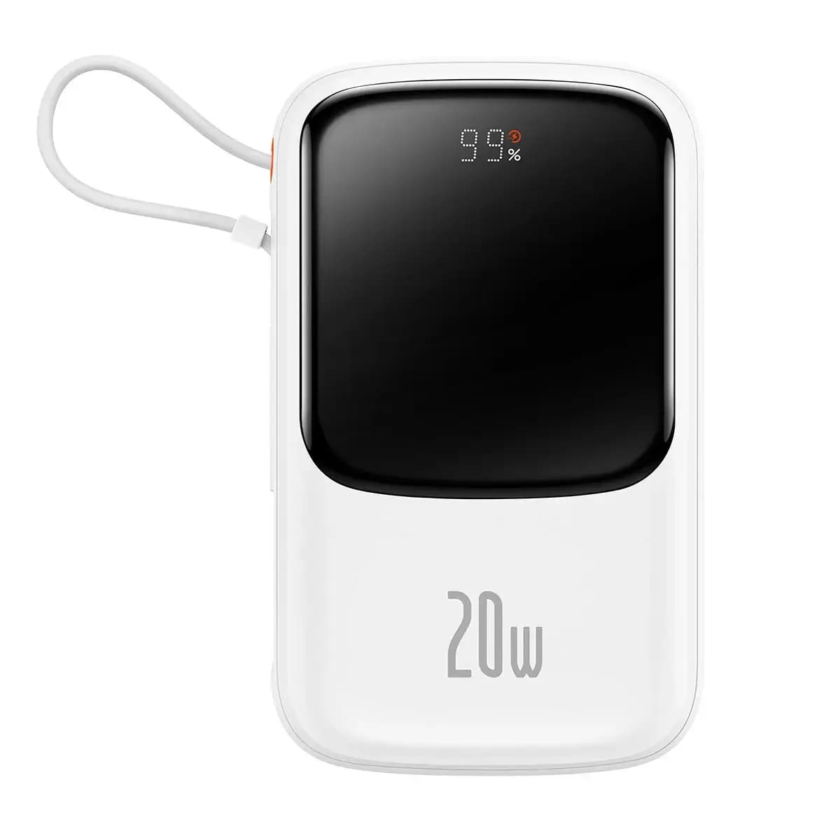Повербанк Baseus Qpow PRO, 10 000 мА·ч, 20 Вт, белый
