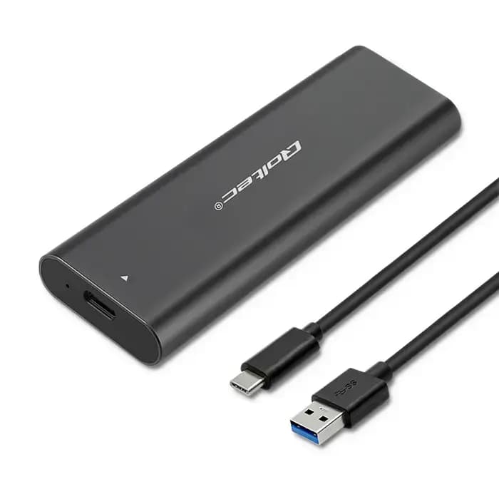 Qoltec 50312 M.2 NVMe SSD enclosure, USB-C