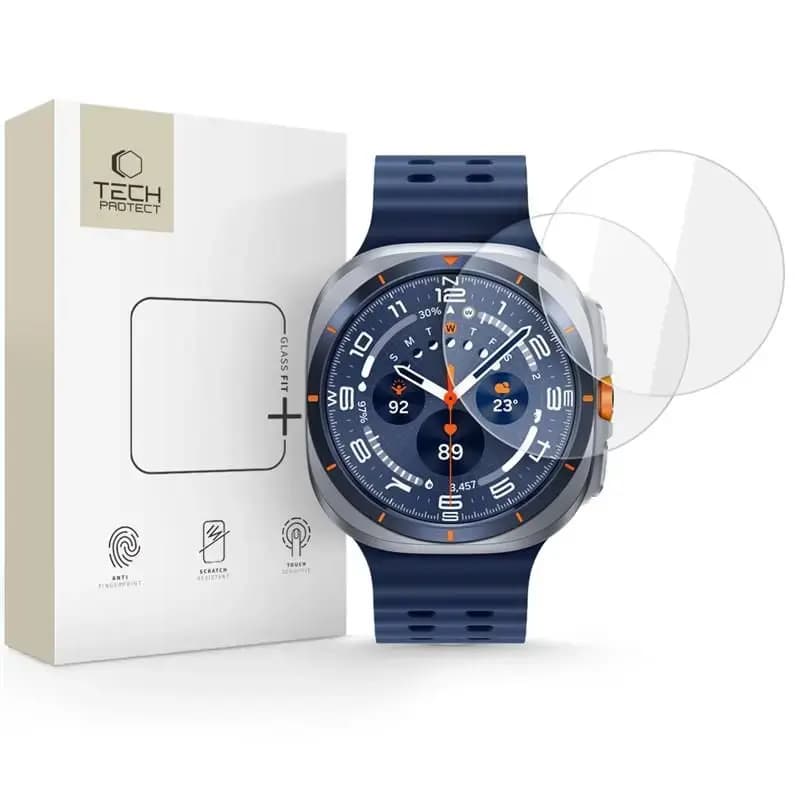 Kaitseklaas Samsung Galaxy Watch Ultra 2024/2025 47 mm, Tech-Protect, 2 tk