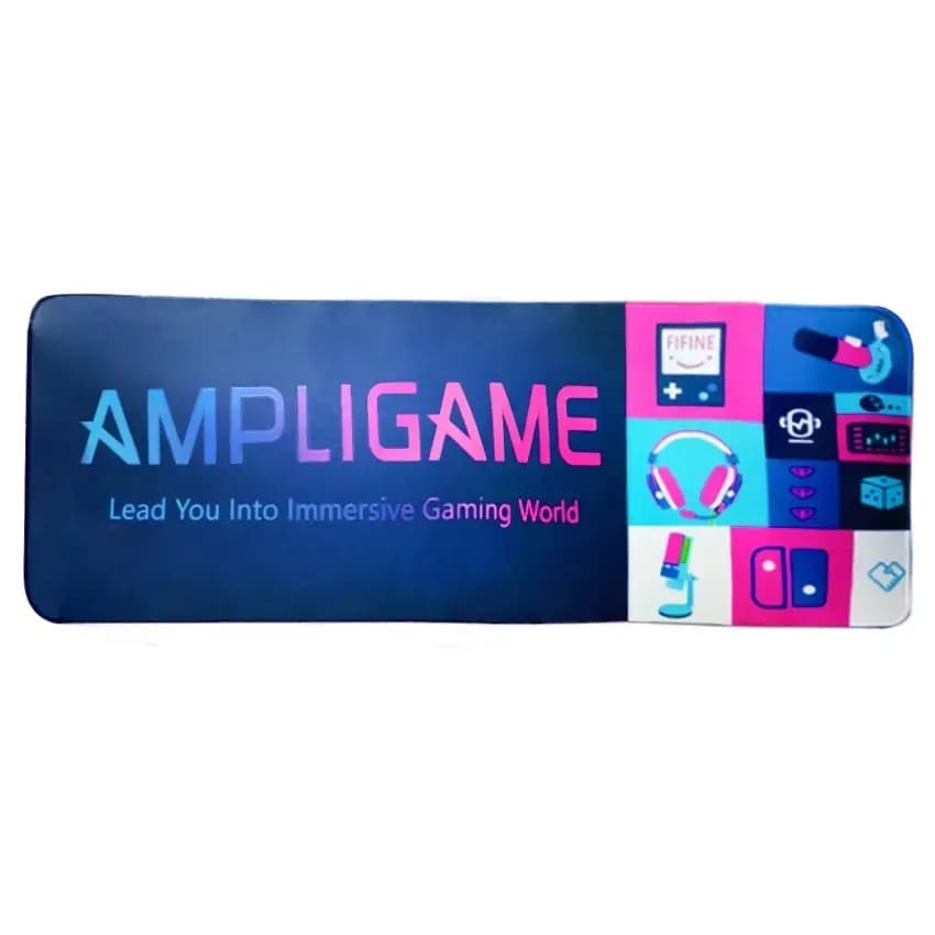 Fifine AmpliGame XL gaming mouse pad, 75 × 30 cm, navy blue