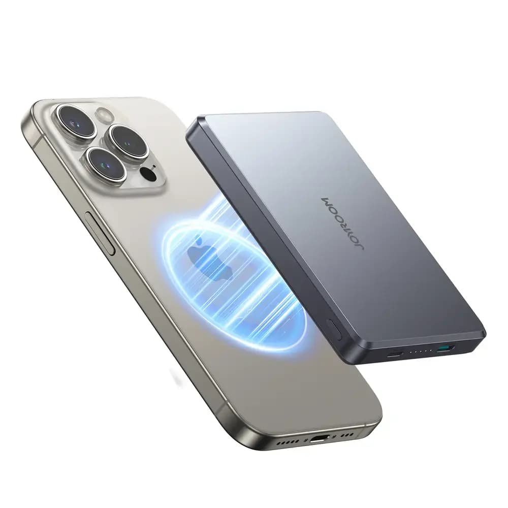 Повербанк Joyroom JR-PBM08 Pro, 10 000 мА·ч, 22,5 Вт, MagSafe, серый