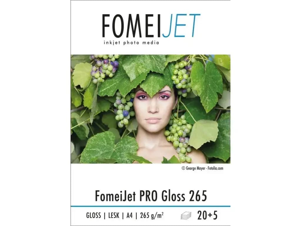 Фотобумага Fomei PRO Gloss A4, глянцевая, 265 г/м², 20 + 5 листов