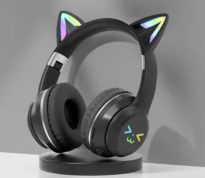 Goodbuy Strange Eyes kids' wireless headphones, Bluetooth 5.1, black