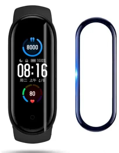 Kaitseklaas Xiaomi Mi Band 7, Fusion, must