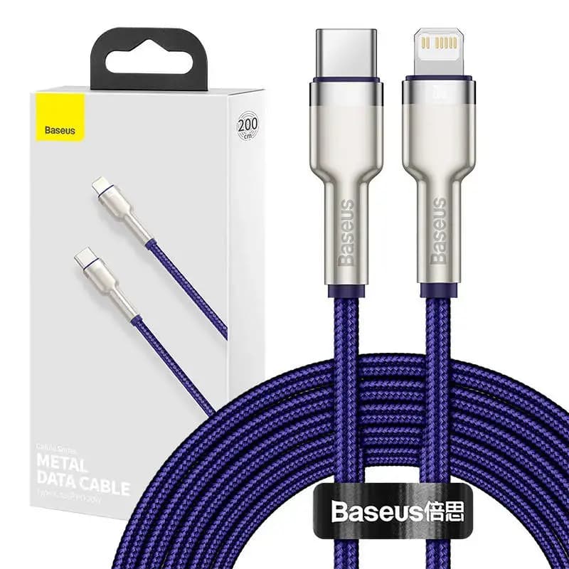 Kaabel USB-C – Lightning Baseus CATLJK-B05, 2 m, 20 W, lilla