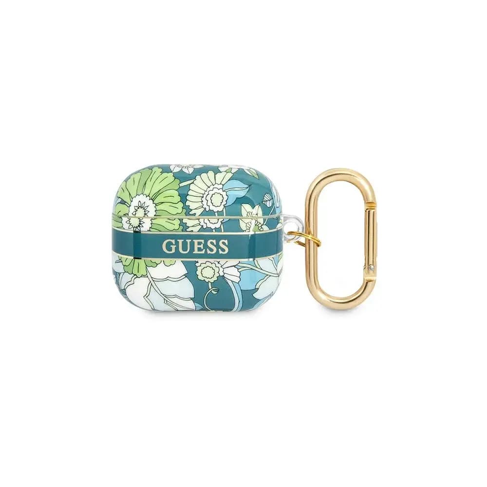 Ümbris Guess Flower AirPods 3 jaoks, roheline