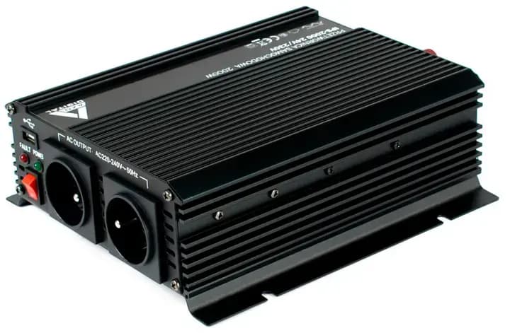 Автомобильный инвертор AZO Digital IPS-3200, 12 В DC → 230 В AC, 3200 Вт
