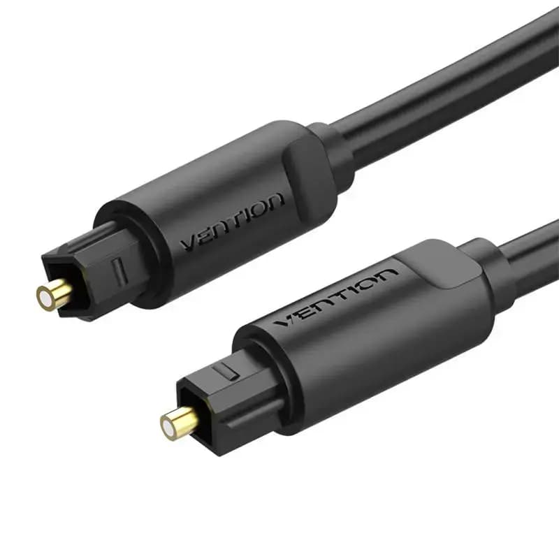 Optiline helikaabel Vention BAEBJ Toslink, 5 m, must