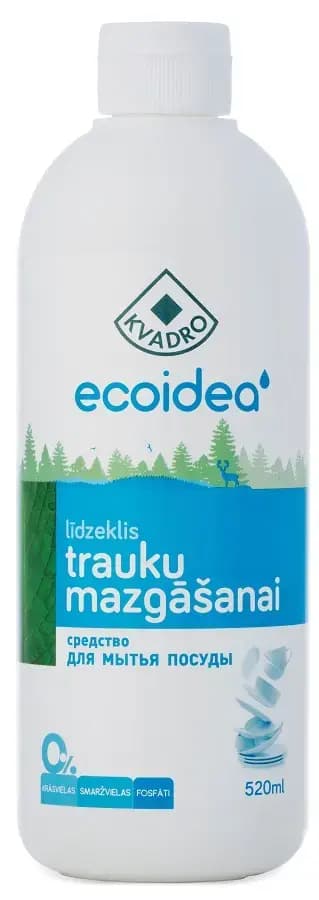 Nõudepesuvahend Kvadro Ecoidea, 520 ml
