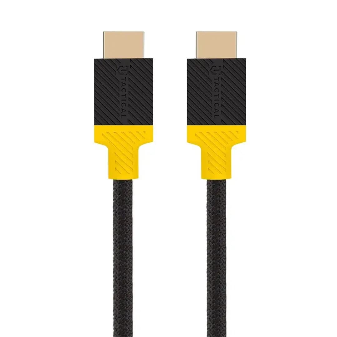 Tactical Webb Space HDMI 2.1 cable, 8K, 2.1 m, black/yellow