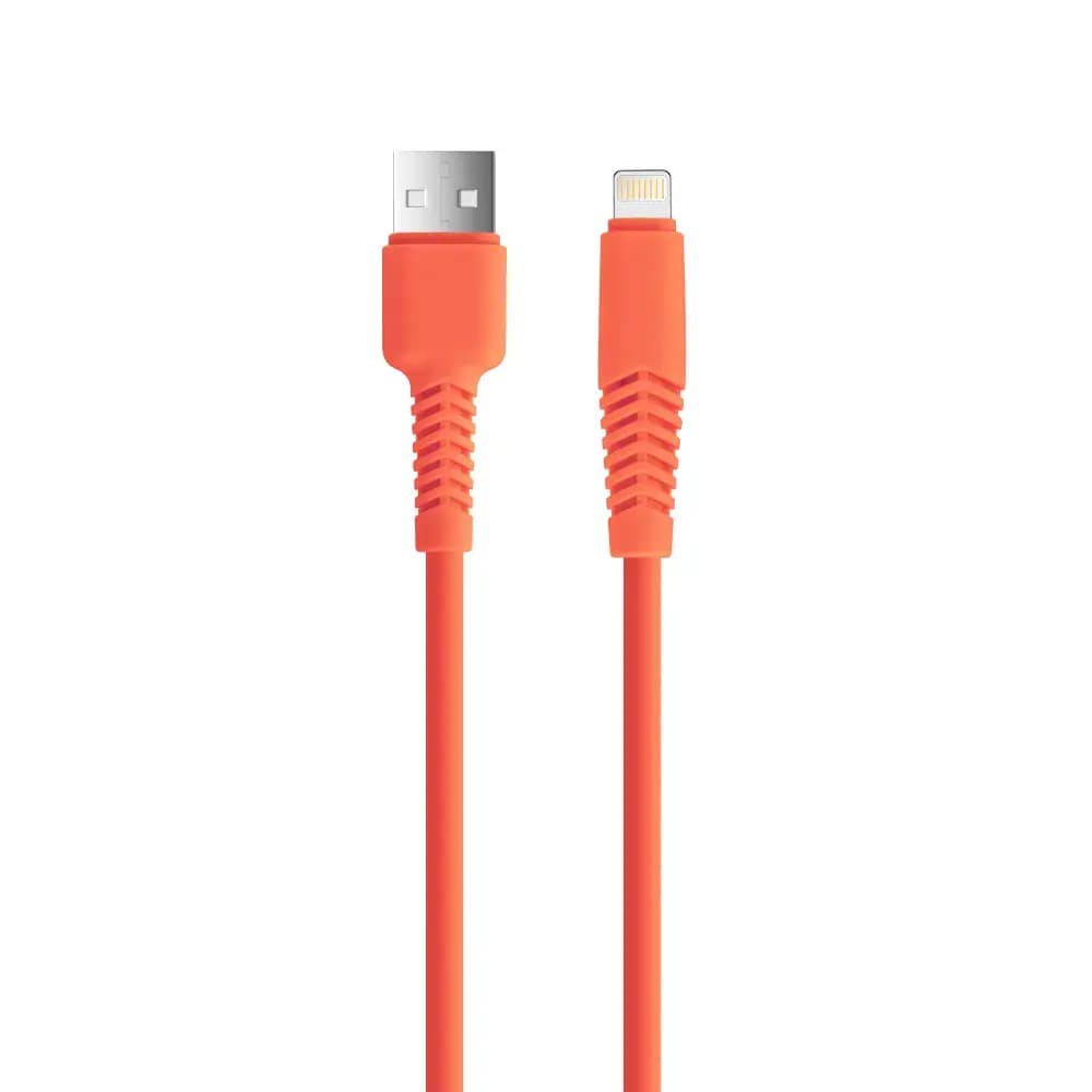 Kaabel USB-A – Lightning Setty KSA-L-1.5210, 1,5 m, 10,5 W, oranž