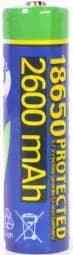 Aku Energenie 18650, Li-ion, kaitselülitusega, 2600 mAh