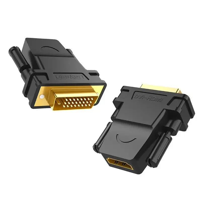 Ugreen 20124 DVI-D to HDMI adapter, Full HD, black