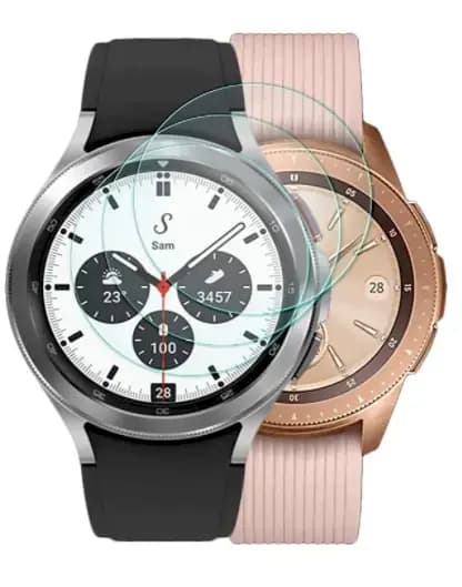 Fusion tempered glass screen protector for Samsung Galaxy Watch 4 Classic 46 mm
