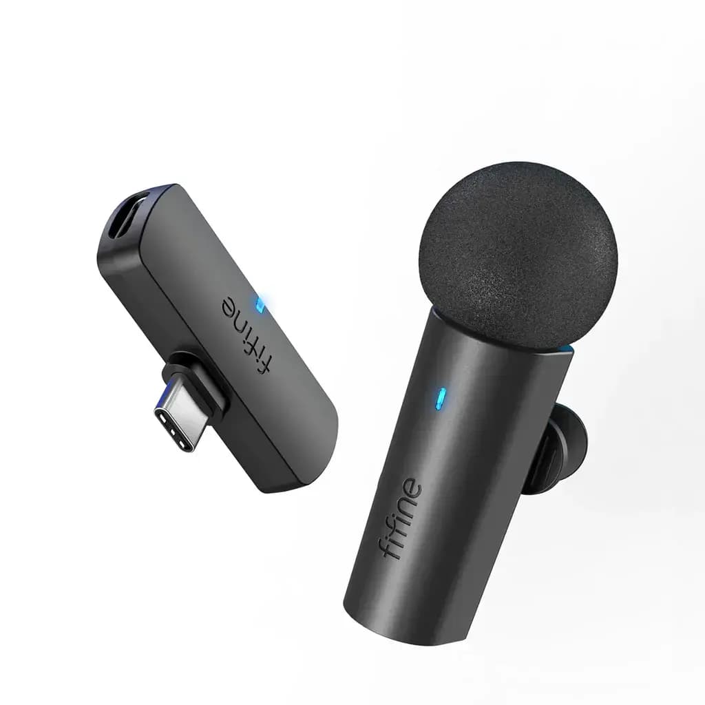 Fifine M6 wireless microphone, USB-C, 2.4 GHz