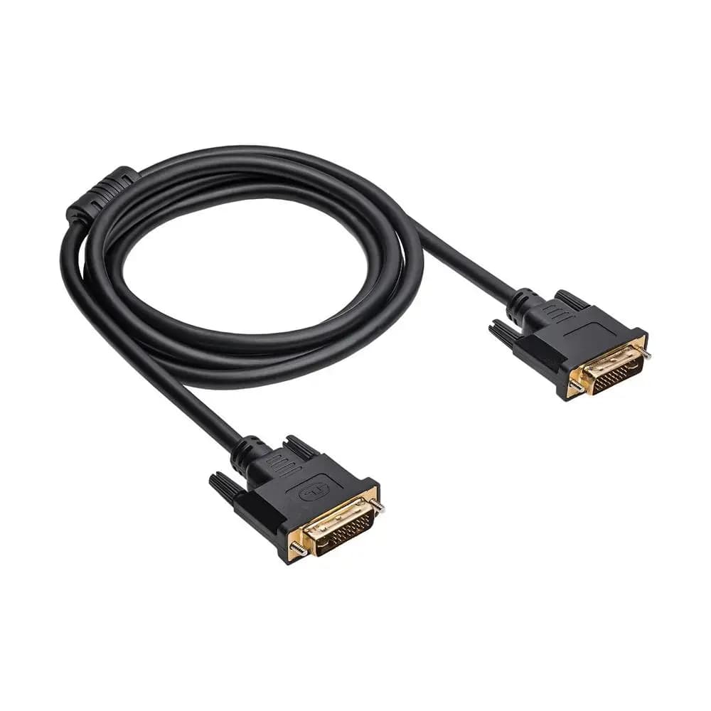 Akyga AK-AV-02 DVI cable, DVI-I 24+5, 1.8 m, black