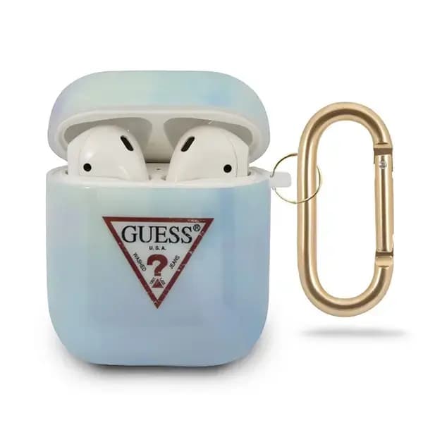 TPU-ümbris Guess Tie & Dye AirPods 1/2 jaoks, sinine