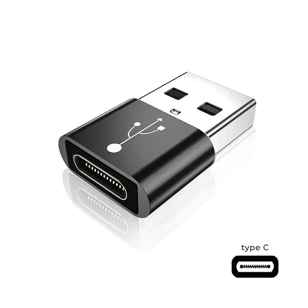 OTG-adapter Fusion, USB-A – USB-C, must