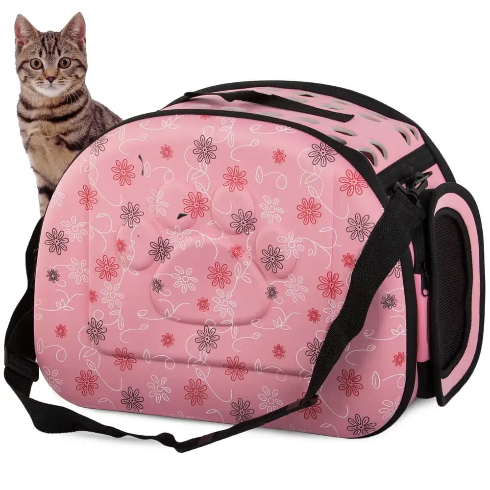 Goodbuy pet carrier bag, M, 40 × 33 × 27.5 cm, pink