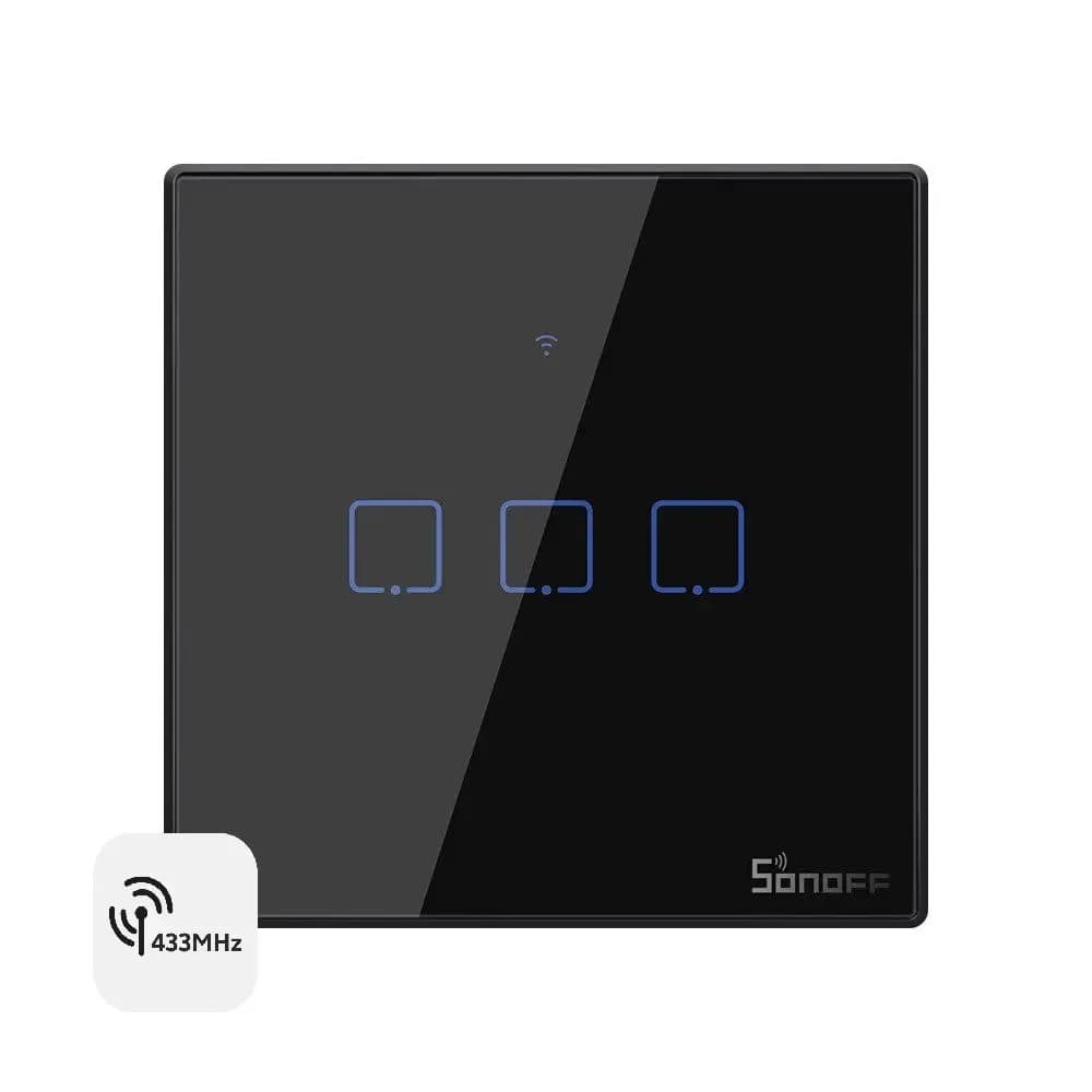 Sonoff TX T3EU3C smart wall switch, RF control
