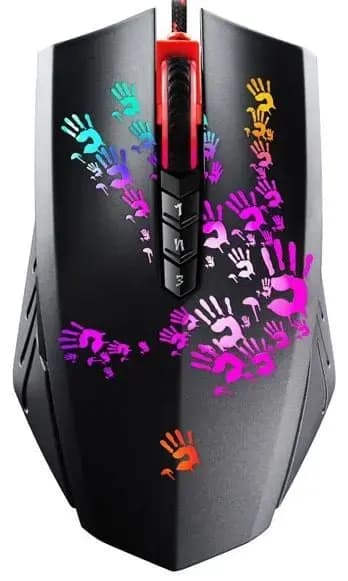 A4Tech Bloody Blazing A60 gaming mouse, RGB backlight, USB, black