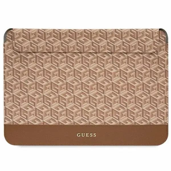 Sülearvuti ümbris Guess GCube Stripes 14″, pruun