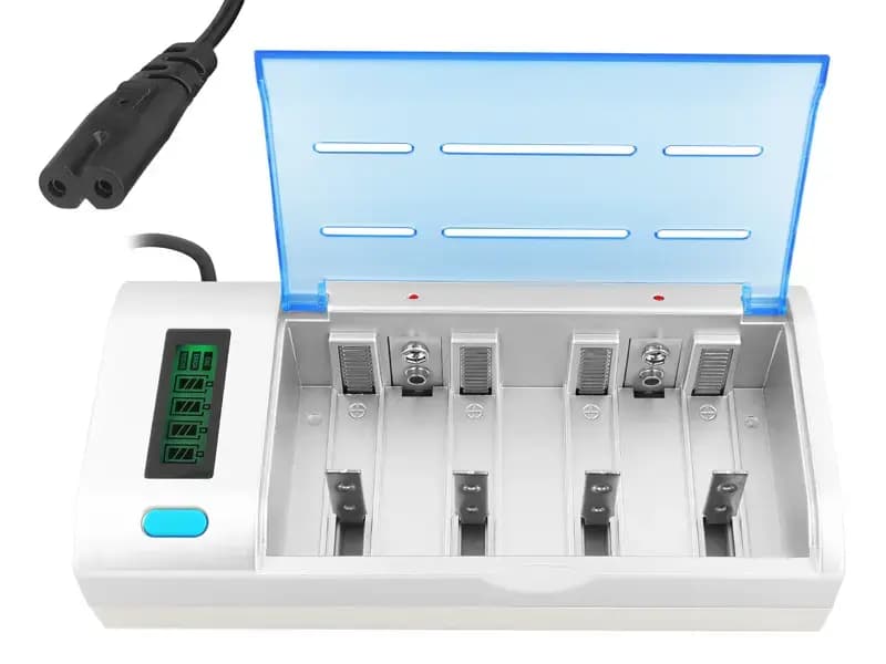 Akulaadija LTC LXB355, AA / AAA / C / D / 9V, LCD-ekraaniga
