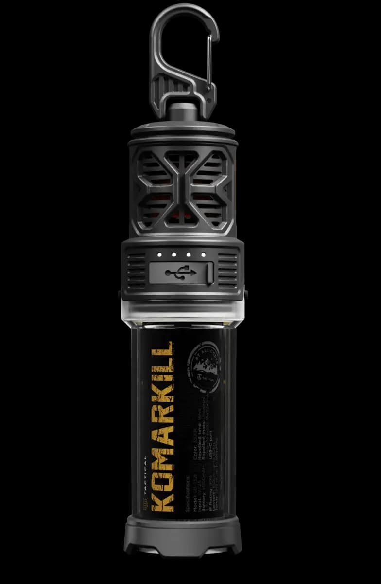 Sääsepeletaja Tactical KomarKill LED-tule ja akupangaga