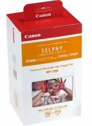 Tindi- ja paberikomplekt Canon RP-108 SELPHY CP printeritele, 108 lehte