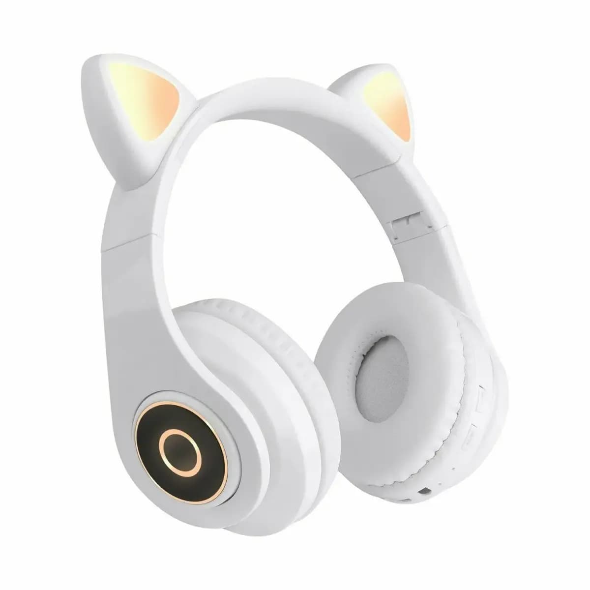 Goodbuy kids' wireless headphones, Bluetooth 5.0, FM radio, white