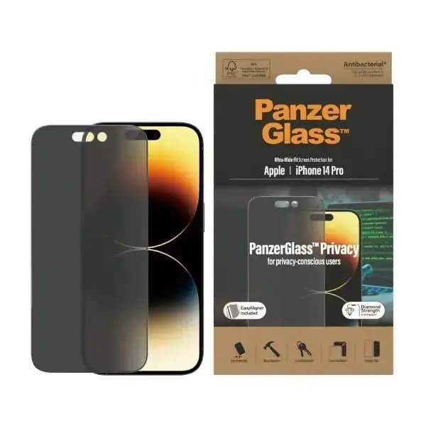 PanzerGlass privacy screen protector for iPhone 14 Pro 6,1"