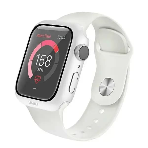 Klaasiga ümbris Apple Watch Series 4/5/6/SE 40 mm, UNIQ Nautic, valge