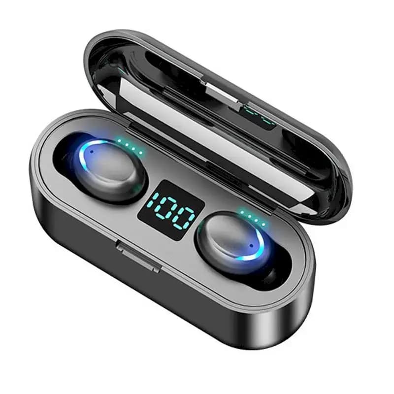 Fusion F9 wireless earbuds, Bluetooth 5.1, black