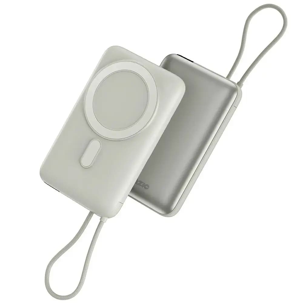 Повербанк Energea Bazic Fusion Mag, 10 000 мА·ч, 22 Вт, MagSafe, серый