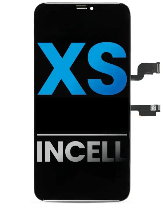 Ekraan Incell Apple iPhone XS jaoks, must, terviklik varuosa