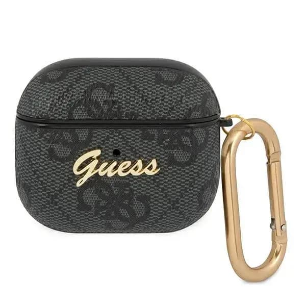Ümbris Guess 4G Script Metal AirPods 3 jaoks, hall
