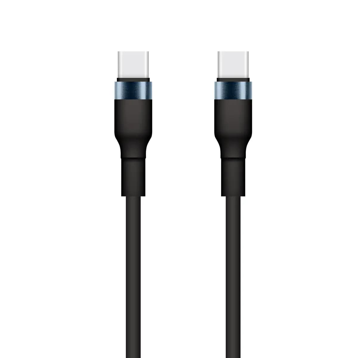 Kaabel USB-C – USB-C Setty KSC-C-131, 1 m, 15 W, must