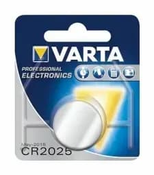 Nööppatarei Varta CR2025 Professional, liitium, 1 tk